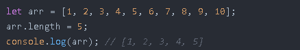 javascript如何修改數(shù)組長(zhǎng)度2